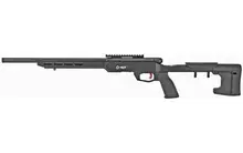 Savage Arms B17 Precision 17 HMR Bolt Action Rifle, 18" Threaded Barrel, 10+1 Rounds, Matte Black Finish, MDT Aluminum Chassis Stock - 70848