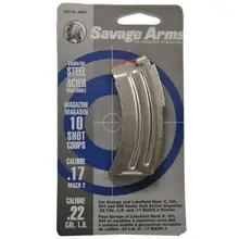 Savage Arms MKII Series 10-Round Magazine for .22LR/.17HM2 Stainless Steel