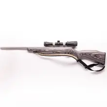Savage Arms 93R17 BVSS Bolt Action .17 HMR Rimfire Rifle, 21" Barrel, 5+1 Rounds, Stainless Steel with Gray Laminate Stock