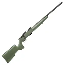 Savage Arms 93R17 TR-V 17HMR 21" Threaded Barrel OD Green Stock Rifle
