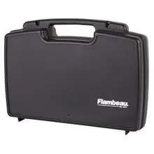 Flambeau Safe Shot 17" Black Polymer Pistol Case with Egg Crate Foam Padding, Integrated Handle, TSA/Airline Approved - Model 6455SC
