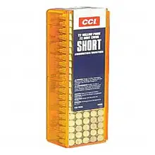 CCI .22 Short 27 Grain Copper Plated Hollow Point High Velocity Ammunition - 100 Rounds, Case of 5000, #0028