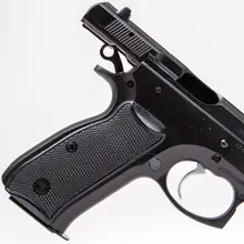 CZ 75B 9MM Semi-Auto Pistol with 4.6" Barrel, 16-Round Capacity, Black Polycoat Finish, and Polymer Grips - 91102