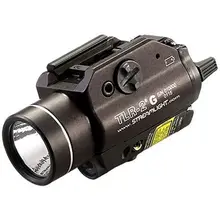 Streamlight TLR-2G 300 Lumen Tactical Weapon Light with Green Laser, Aluminum Body, Glock Style Rail/Picatinny Mount - Black 69250