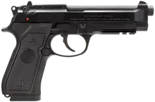 Beretta 96A1 Semi-Automatic Pistol, .40 S&W, 4.9" Barrel, 10+1 Rounds, Black Bruniton Finish, Polymer Grip, Picatinny Rail - J9A4F11