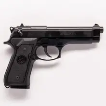 Beretta M9 9mm Semi-Automatic Pistol, 4.9" Barrel, 15-Round Capacity, Black Bruniton Steel Slide, Checkered Polymer Grip, J92M9A0M