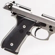 Beretta 92FS Inox 9mm Semi-Automatic Pistol with 4.9" Stainless Steel Barrel and Black Synthetic Grip - 10 Rounds (JS92F520)