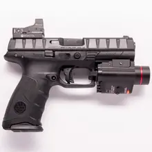 Beretta APX 9MM JAXF921 Semi-Automatic Pistol, 4.25" Barrel, 17+1 Round, Matte Blued Steel Slide, Black Interchangeable Backstrap Grip