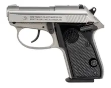 Beretta 3032 Tomcat Inox 32 ACP 2.4" Barrel Stainless Steel Pistol with Black Polymer Grip - 7 Rounds, CA Compliant - J320500CA