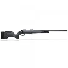 SAKO S20 Precision 6.5 Creedmoor Bolt Action Rifle with 24.33" Tungsten Gray Cerakote Barrel and Black Adjustable Stock