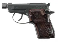 Beretta 21A Bobcat Covert .22LR Semi-Automatic Pistol, 2.9" Threaded Barrel, 7+1 Rounds, Black/Walnut Grip