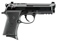 Beretta 92X RDO FR Compact 9mm Luger Semi-Automatic Pistol with 4.25" Barrel, Combat Sights, and 2x 15-Round Mags, Black