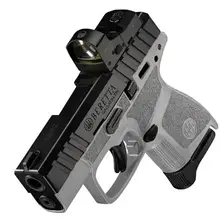 Beretta APX A1 Carry 9mm Luger, 3" Blued Steel Barrel, Wolf Gray Polymer Frame, Optic Ready with Burris Fast Fire, 8+1 Rounds