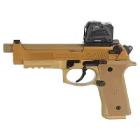 Beretta M9A4 9mm 5.2" Barrel 10-Rounds with Steiner MPS Red Dot Optic Bundle - Flat Dark Earth