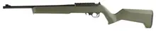 Thompson/Center T/CR22 Semi-Automatic Rifle, .22 LR, 17" Barrel, 10+1 Rounds, OD Green Magpul Stock, Blued Right Hand