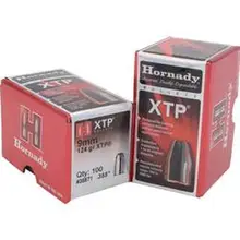 Hornady XTP 9mm .355 124gr Hollow Point Bullets, 100 Count - 35571