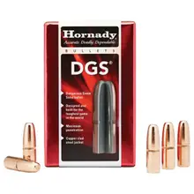 Hornady .470 Cal, 500 Gr, .474" Dia, DGS Dangerous Game Solid FMJ Rifle Bullet - 50 Per Box (4748)