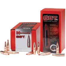 Hornady .30 Cal .308 Diameter 150 Grain SST Cannelured Polymer Tipped Bullets, 100 Count - 30303