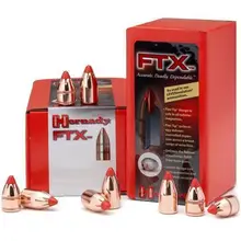 Hornady .38 Cal (.357) 140gr FTX Polymer Tipped Bullets - 100 Count Box