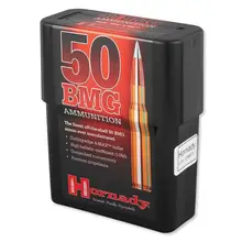 Hornady Match 50 BMG 750 Grain A-MAX Tipped Ammunition, Box of 10 - 8270