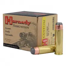 Hornady Custom .500 S&W Magnum 500 Grain XTP Flat Point Ammo, Box of 20 - Product Code 9252