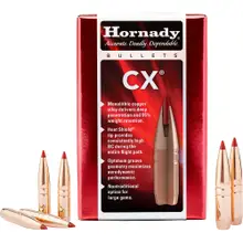 Hornady 6mm .243 Dia 80 Grain CX Bullet, Copper Solid, 50 Count