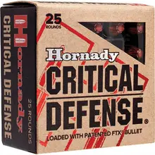 Hornady Critical Defense .25 Auto/ACP 35 Grain FTX Ammunition - 90014