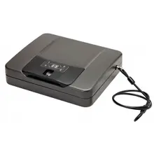 Hornady Rapid Safe 4800KP RFID Access, Heavy Duty Tamper Proof Mobile Security, Holds 1-2 Handguns, Matte Black Steel