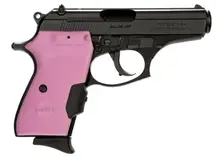 BERSA Thunder 380 ACP Pistol with Pink Laser Grip, Matte Black - T380M8CTP
