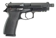 BERSA TPR 9MM Semi-Automatic Pistol, 5" Threaded Barrel, Matte Black Steel Slide, 17-Round Capacity, Textured Polymer Grip