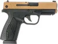 BERSA BP CC Semi-Automatic 9mm Luger Pistol with 3.3" Barrel, 8-Round Capacity, Burnt Bronze Slide/Black Frame