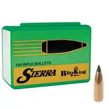 Sierra BlitzKing 6mm .243 70gr Boat-Tail Rifle Bullets, 100 Count - Model 1507
