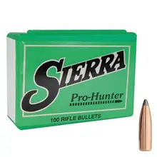 Sierra .30 Caliber .308" Diameter 125 Grain Pro-Hunter Spitzer Bullets, 100 Count