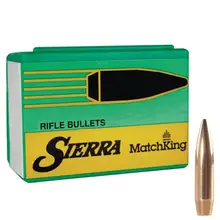 Sierra .30 Cal .308" Dia 155 Grain MatchKing HPBT Bullets, 100 Count