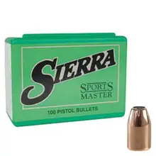 Sierra Sports Master .50 Caliber .500" Diameter 350 Grain Jacketed Hollow Point Handgun Bullets, 50 Count 5350