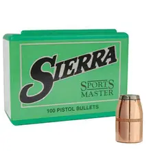 Sierra Sports Master .40 Caliber .400" 165 Grain Jacketed Hollow Point Handgun Bullets 100 Count - 8445