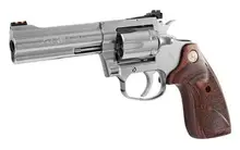 Colt King Cobra Target .357 Mag 4.25" Stainless Steel Revolver with Altamont Wood Grip - 6 Rounds (KCOBRA-SB4TS)