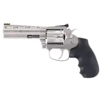 Colt King Cobra Target 22 LR 6" Stainless Steel Revolver - 10 Rounds with Black Hogue Overmolded Grips
