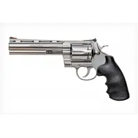 Colt Anaconda .44 Magnum Stainless Steel Revolver - 4.25" Barrel, 6 Rounds, Hogue Rubber Grip, Adjustable Sights