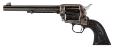 Colt Single Action Army P1670 Peacemaker Revolver, .357 Magnum, 7.5" Blued Steel Barrel, 6-Round, Color Case Hardened Frame, Black Polymer Grip