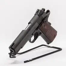 Colt 1911 Combat Commander .45 ACP 4.25" Blued Carbon Steel Pistol with 8+1 Rounds and Black Cherry G10 Grip - O4940XE