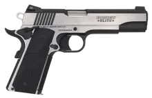 Colt 1911 Combat Elite Government 9mm Luger 5" Two-Tone Stainless Steel with G10 Half Checkered Scallop Grip - O1072CE