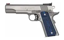 Colt 1911 Gold Cup Lite .38 Super 5" Stainless Steel Handgun with G10 Grip and Adjustable Sights