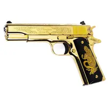 Colt 1911 .38 Super El Presidente De Oro Series 70 Gold Engraved Semi-Auto Pistol, 5" Barrel, 9 Rounds, 1 of 500