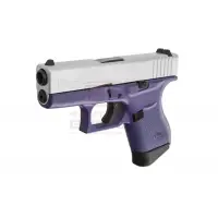 Glock 43 9MM 3.39-Inch 6RDS Pistol in Purple/Aluminum