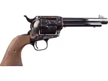 Colt Single Action Army 45LC 5.5" Nickel 6RD Walnut with Special Serial Number