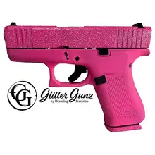 Glock 43X 9MM Pixie Pink Glitter Gunz