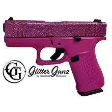 Glock 43X 9MM 3.41" 10RD Pink Crush Glitter Pistol