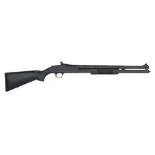 50567 MOSSBERG 500 TACTICAL PUMP ACTION SHOTGUN 12 GAUGE 20" BARREL WITH HEAT SHIELD 3" CHAMBER 7 ROUNDS GHOST RING SIGHTS SYNTHETIC STOCK MATTEL BLUE