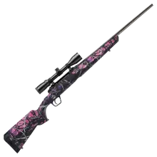SAVAGE ARMS AXIS XP COMPACT BOLT-ACTION RIFLE WITH SCOPE IN MUDDY GIRL CAMO - .223 REMINGTON